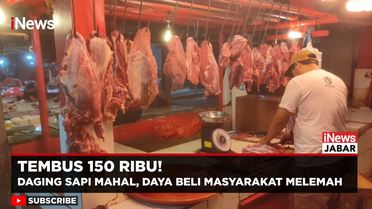 Harga Daging Sapi di Pandeglang Tembus Rp150 Ribu per Kg, Daya Beli Warga Anjlok | iNews Jabar