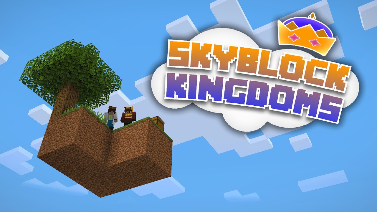 Can I survive Minecraft's Skyblock SMP? | Skyblock Kingdoms
