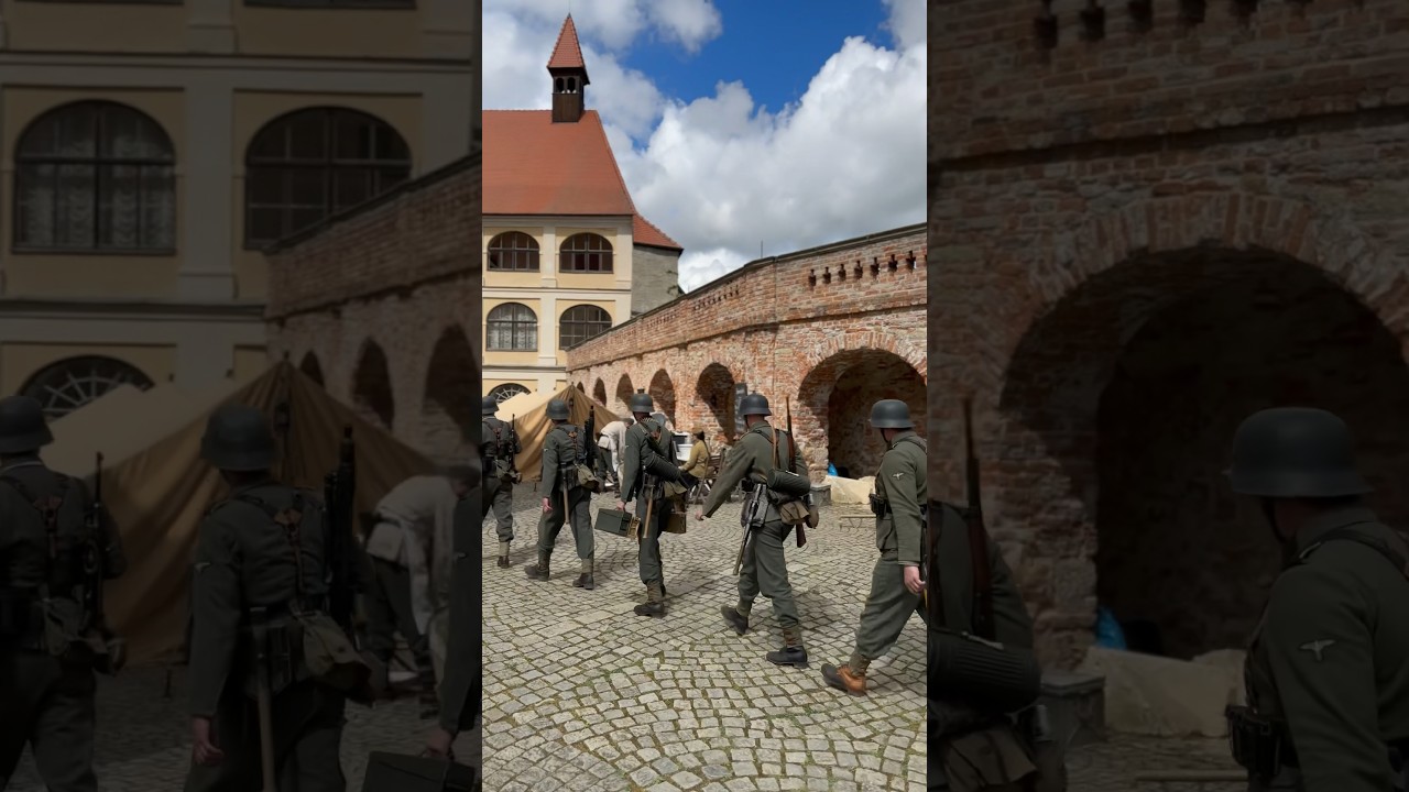 Marching 🇩🇪 #reenactors #reenactment #reenacting #ww2 #soldiers #german #german #worldwar2 #czech