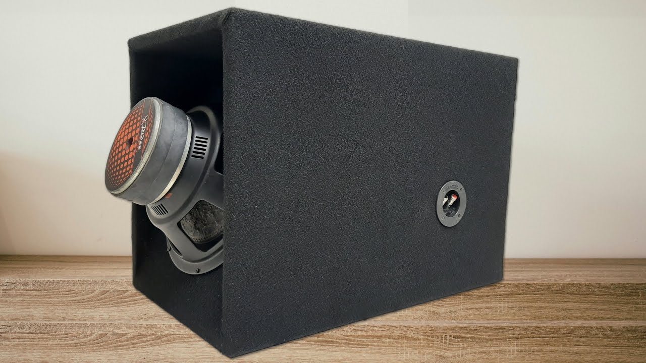 Build 12 inch Subwoofer Box from MDF