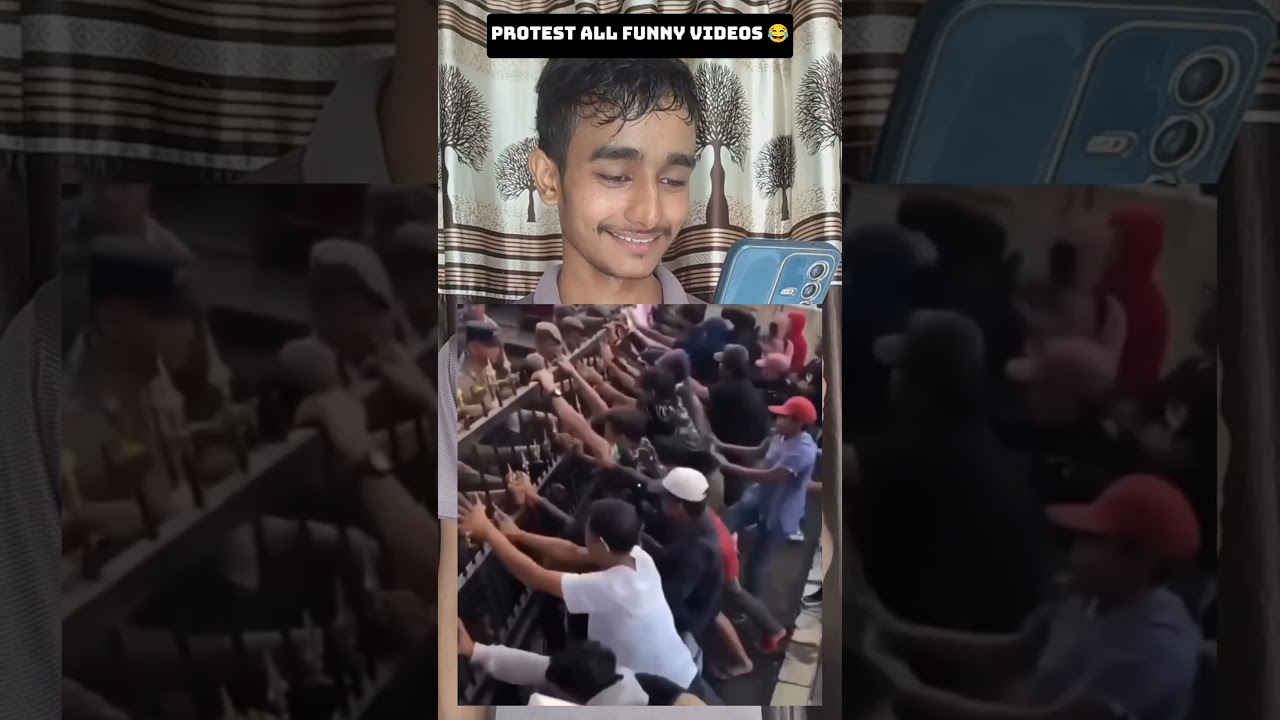 Try not to laugh 😂 CJI protest all funny videos #funny #neet