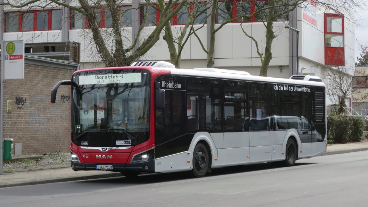 [Sound] Bus MAN NL 330 Hybrid (12C) | #7152 | Rheinbahn AG Düsseldorf