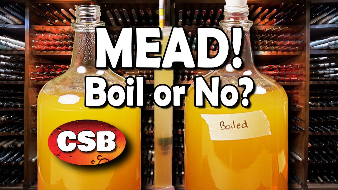 MEAD:  To BOIL or NOT To BOIL?  Any Difference?