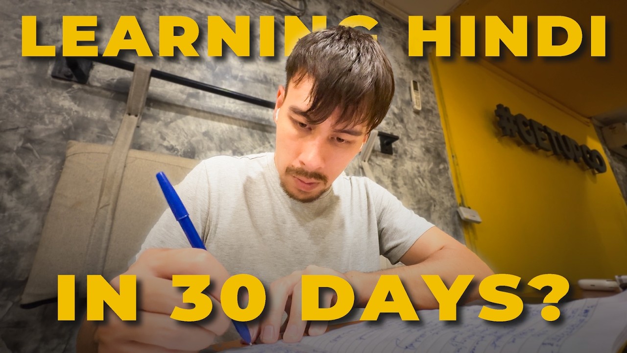 How I Learned HINDI in 30 DAYS