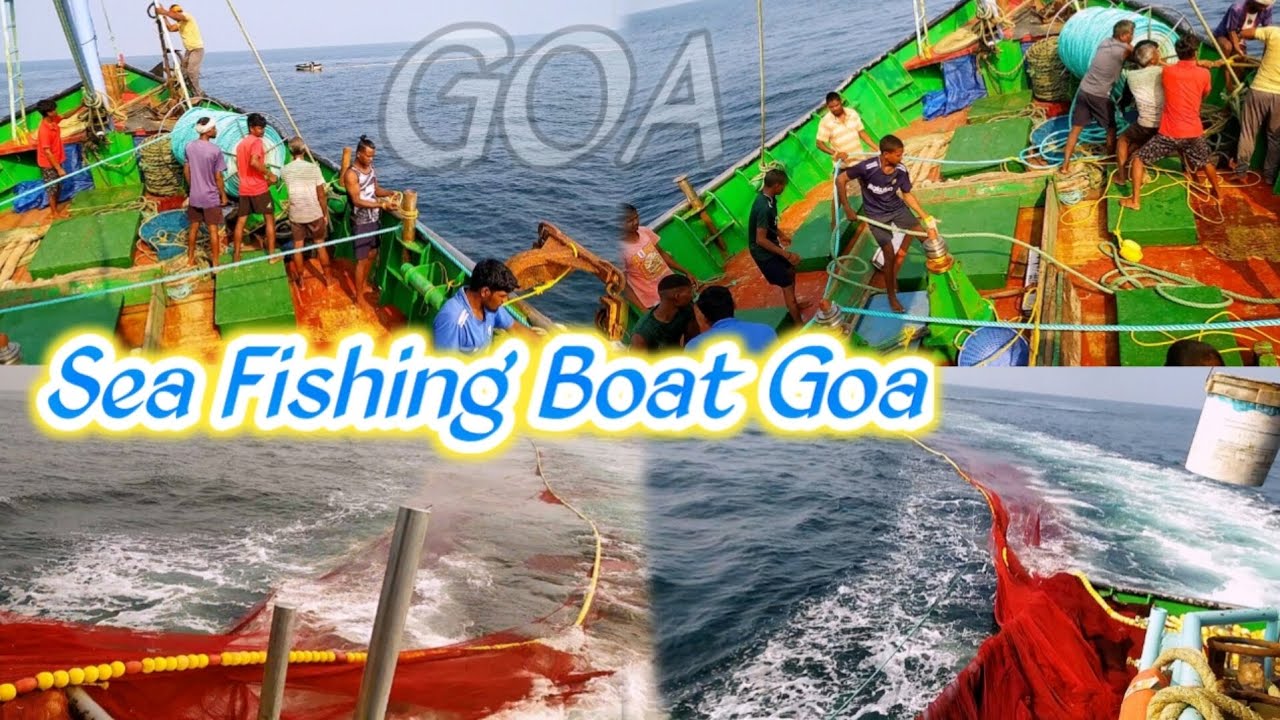 Sea Fishing Boat Goa ||How To Catch Fish In Goa