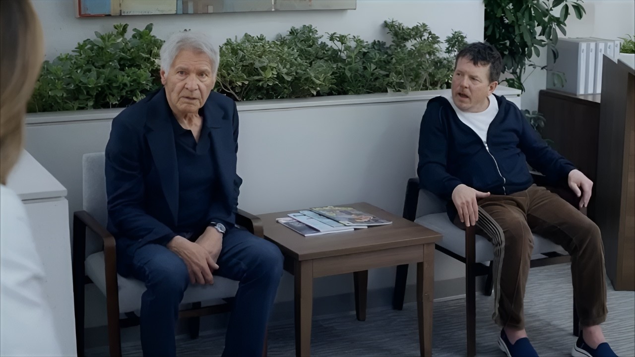 Harrison Ford and Michael J. Fox (Parkinson's) (Full Scene) From The Apple TV+  Series 