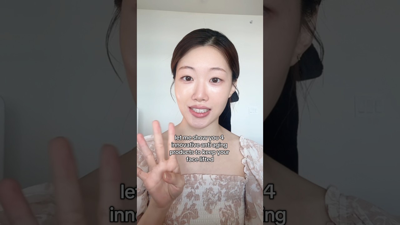 4 Innovative Anti-aging Korean skincare products! #shorts