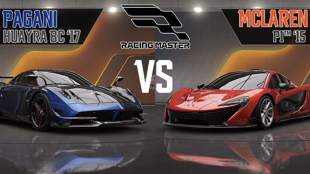 [Racing Master] 파가니 와이라 BC '17 VS 맥라렌 P1 '15