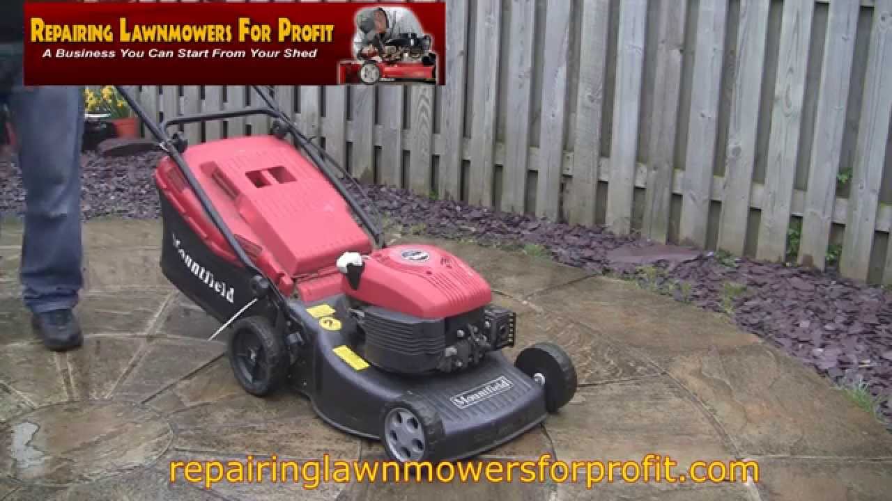 Repairing Lawnmowers For Profit Part 90 Mountfield RV 150 repairs (1 of 4).