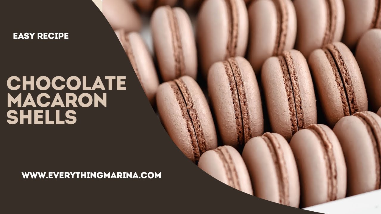 How to Make Chocolate Macarons Shells