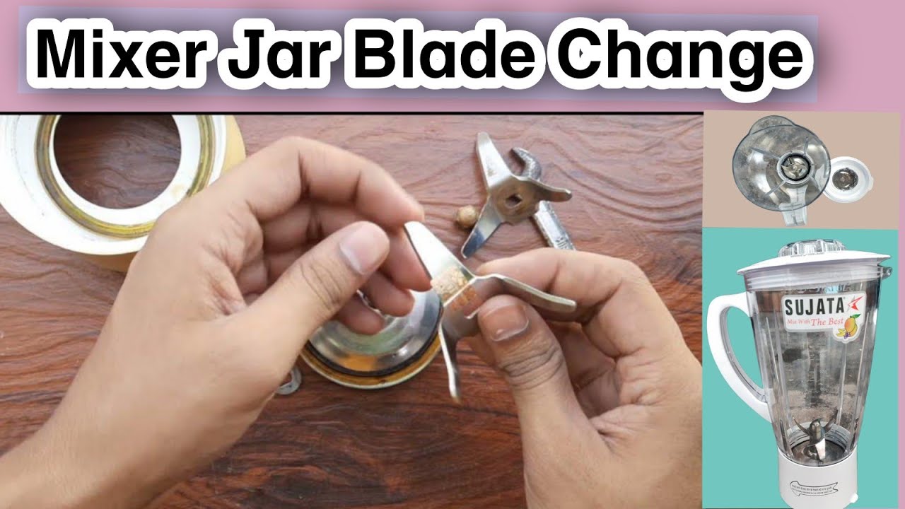 Replace the Blades of Mixer Jar At Home ft. Sujata Mixer Easily