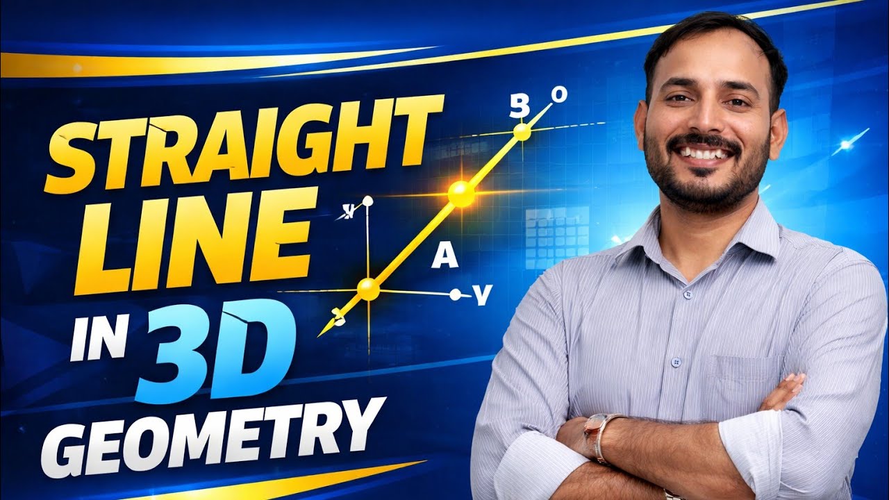 STRAIGHT LINE IN 3D GEOMETRY | Class 12| DAY 2| JEE + WBJEE + CBSE + ISC + WBCHSE SEM4