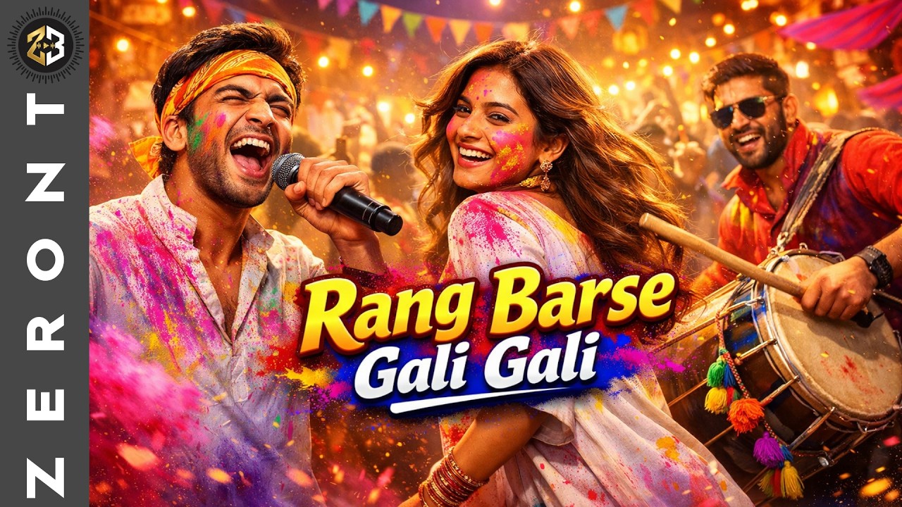Rang Barse Gali Gali | Holi Special Dance Song 2026 | Desi Dhol Banger | New Hindi Party Song