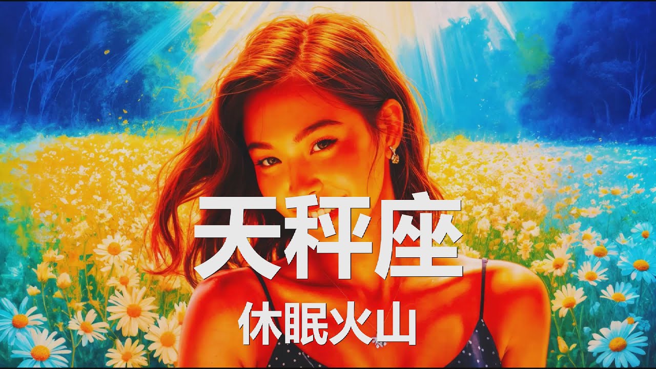 休眠火山 - 天秤座 (你明目张胆的偏爱 能稳住我心绪不定的无奈, 你的坚定按住我摇摆的心 在夜空下终于自在) 【4K|歌词】💗♫