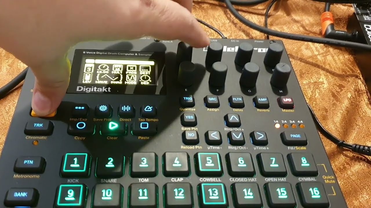 Elektron Digitakt - распаковка и первые впечатления!
