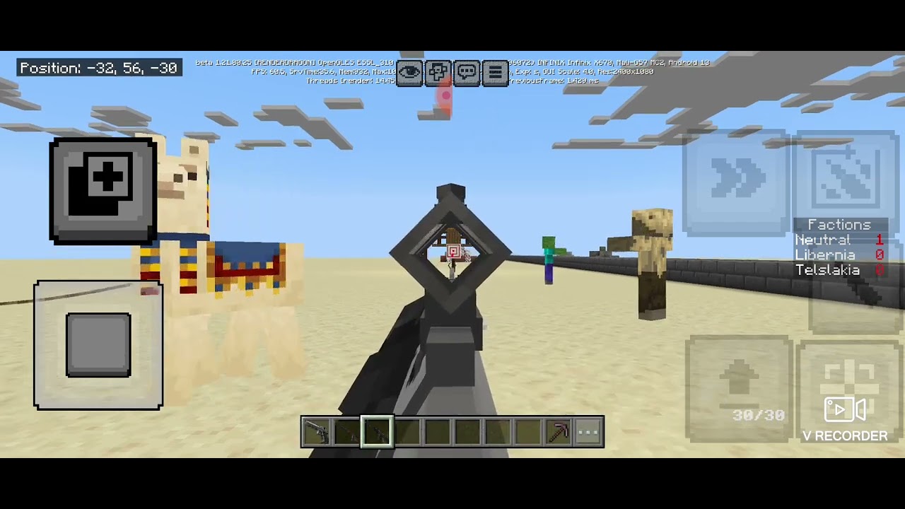 SLR-107 gun modern Military 2 call of duty mod#minecraft#mods
