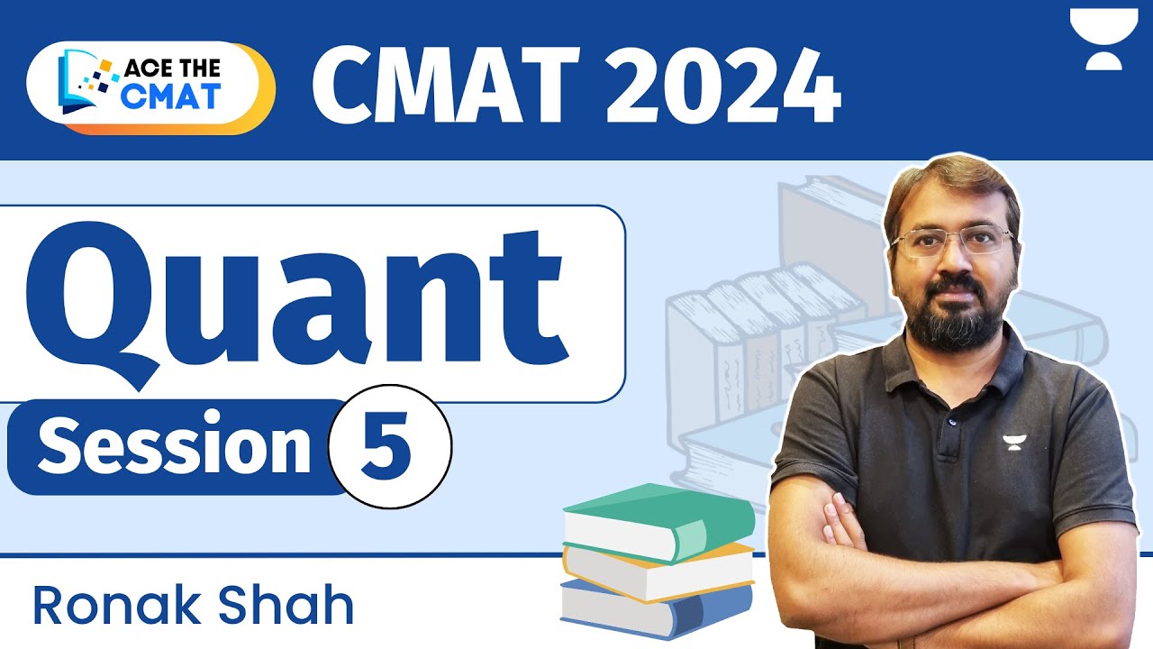 Ace the CMAT 2024 | Quant | Arithmetic - Session 05 | Time Speed Distance Boats Races | Ronak Shah