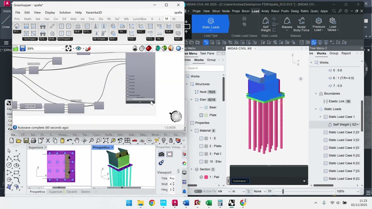 Grasshopper to Midas Civil NX