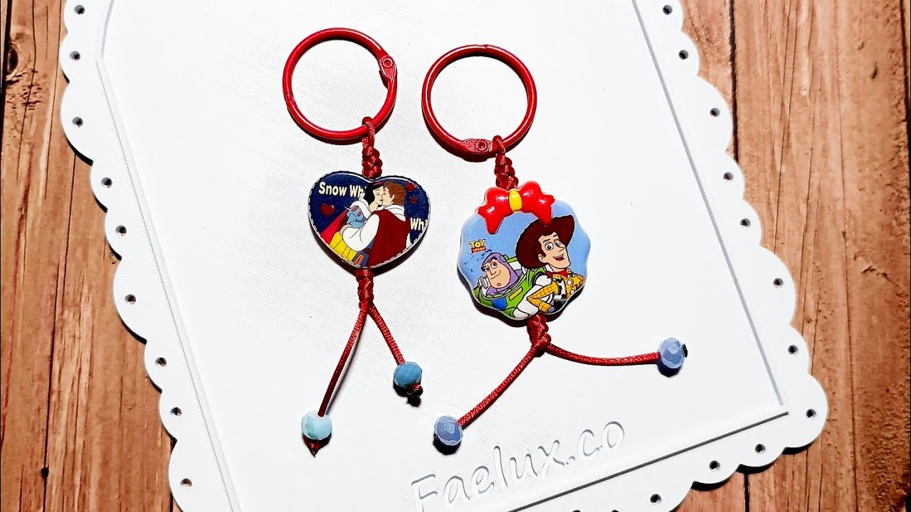 DIY Keychain Karakter Kartun 