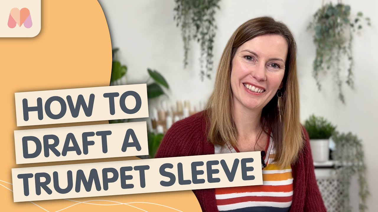 How to Pattern Draft | Sleeves | How to Draft a Trumpet Sleeve
