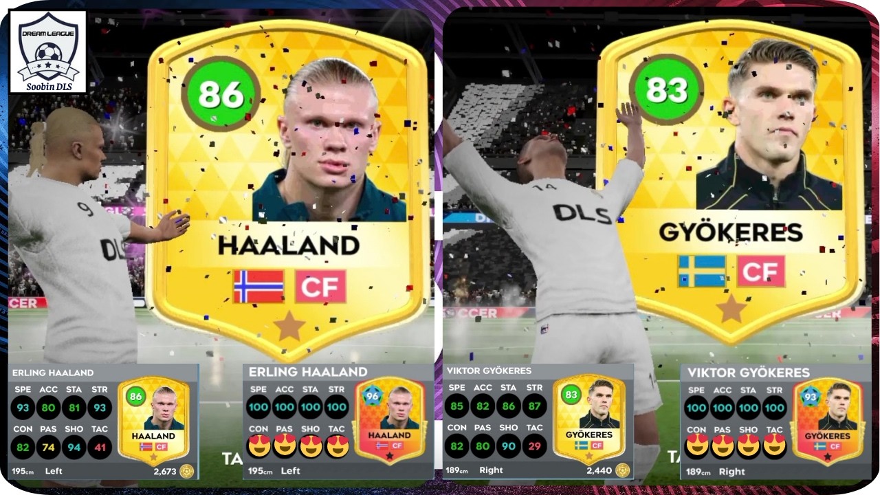 DLS26 | Upgrade Haaland 86 & Gyokeres 83 | Nâng cấp siêu phẩm Haaland 86 & Gyokeres 83 - [Acc2]🎉😍