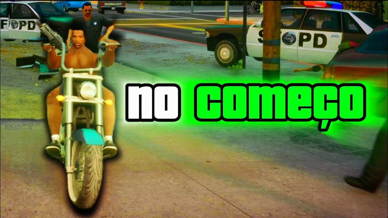 Fazendo ENTREGAS ANTES DA PRIMEIRA MISSÃO do GTA San Andreas.