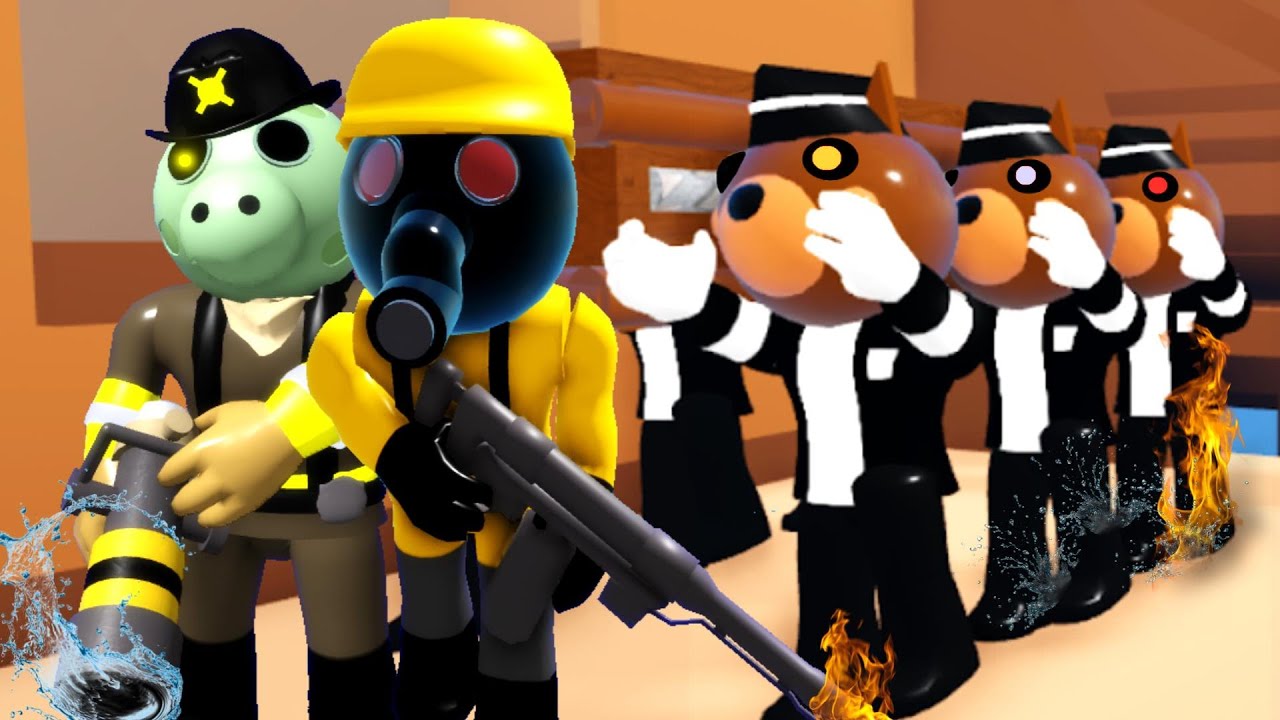 Piggy Roblox Coffin Dance Meme Compilation *Fire & Water Edition*