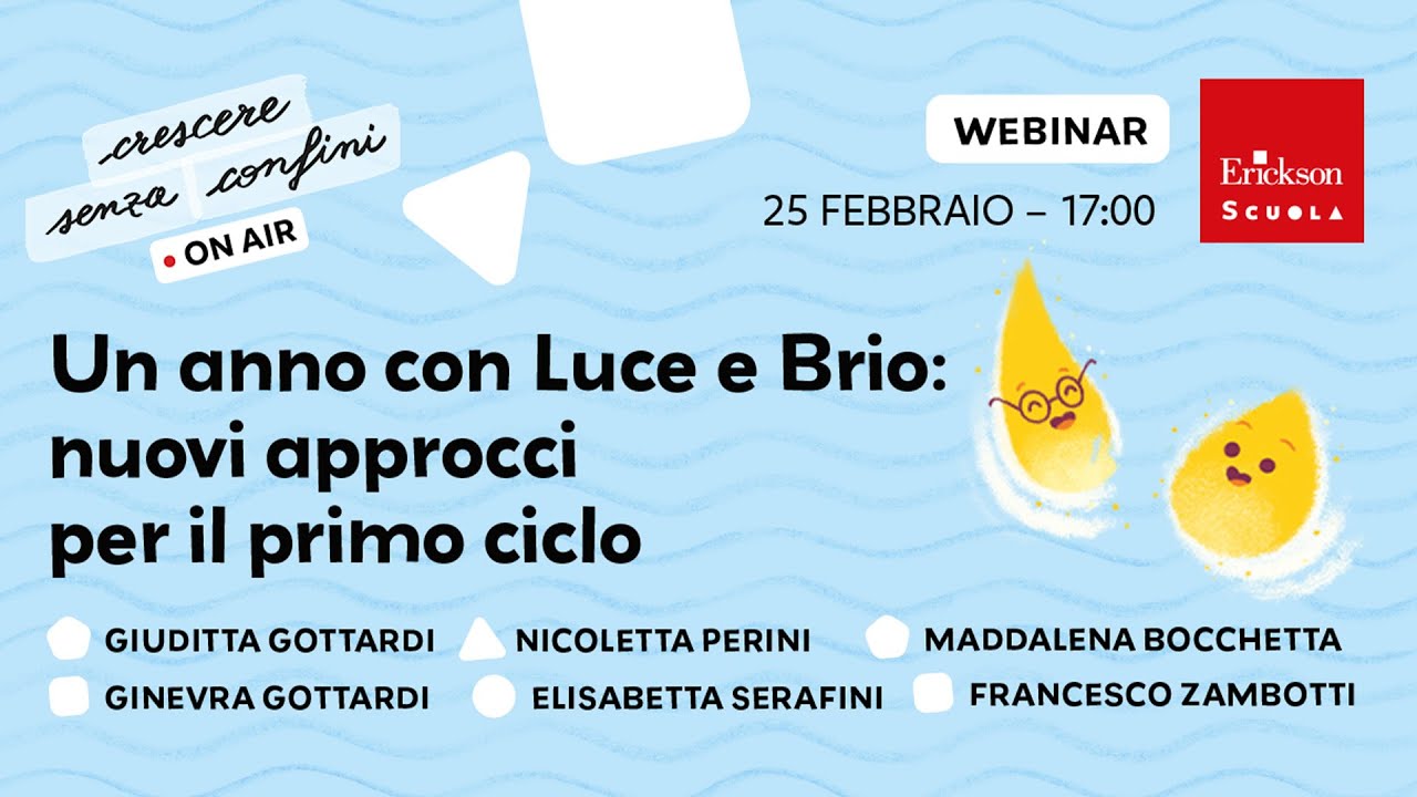 Un anno con Luce e Brio: nuovi approcci per il primo ciclo.