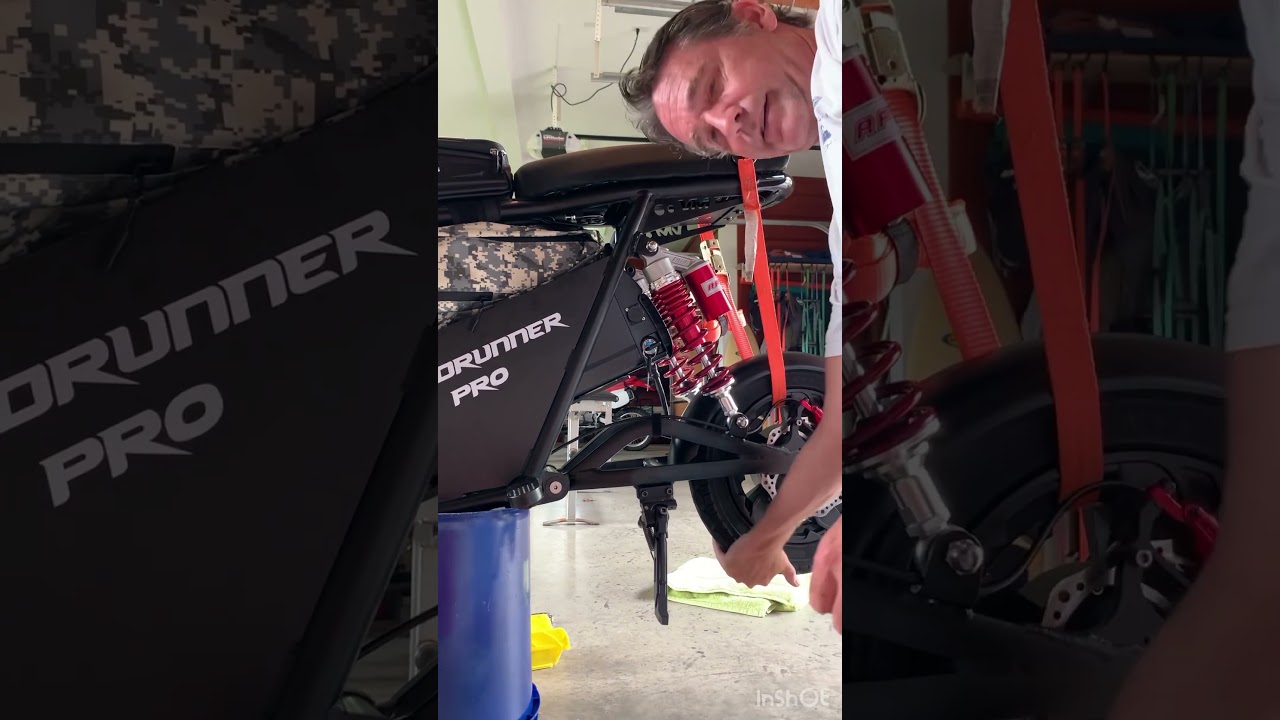 Emove Roadrunner Pro shock upgrade and install.