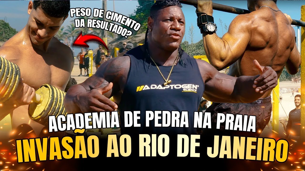 INVADIMOS A ACADEMIA DE PEDRA NA PRAIA DO ARPOADOR RJ