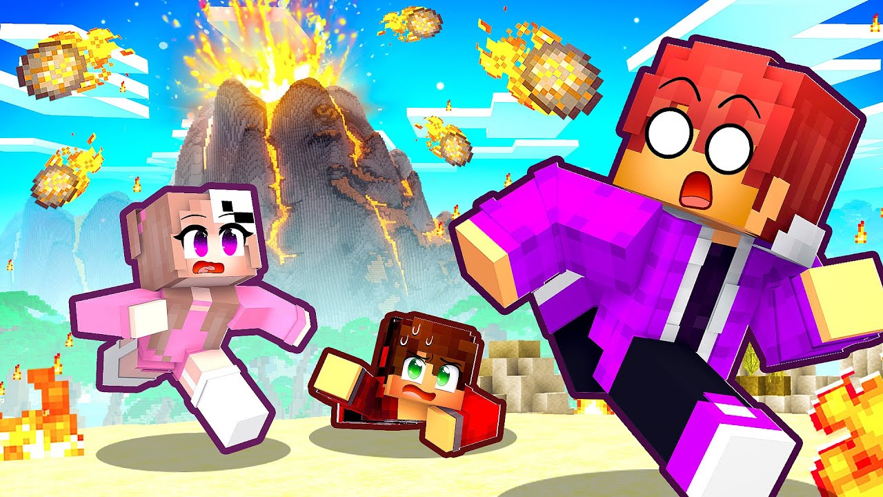 ESCAPE DA SUPER LAVA OU MORRA NO MINECRAFT