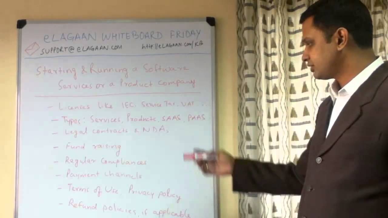 Legal Compliance needed to run a Software or SAAS company in India
