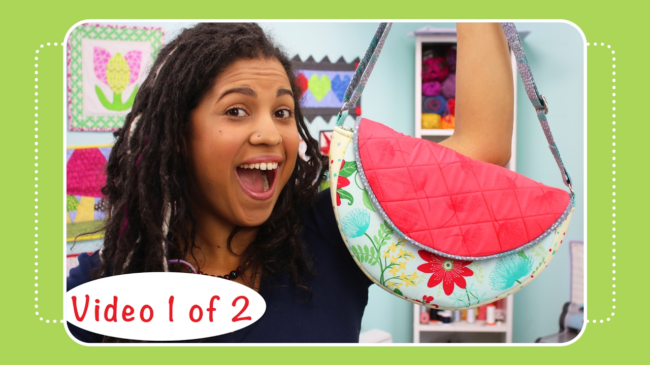 Gracie Saddle Bag Video Tutorial by Crafty Gemini - Video 1 of 2