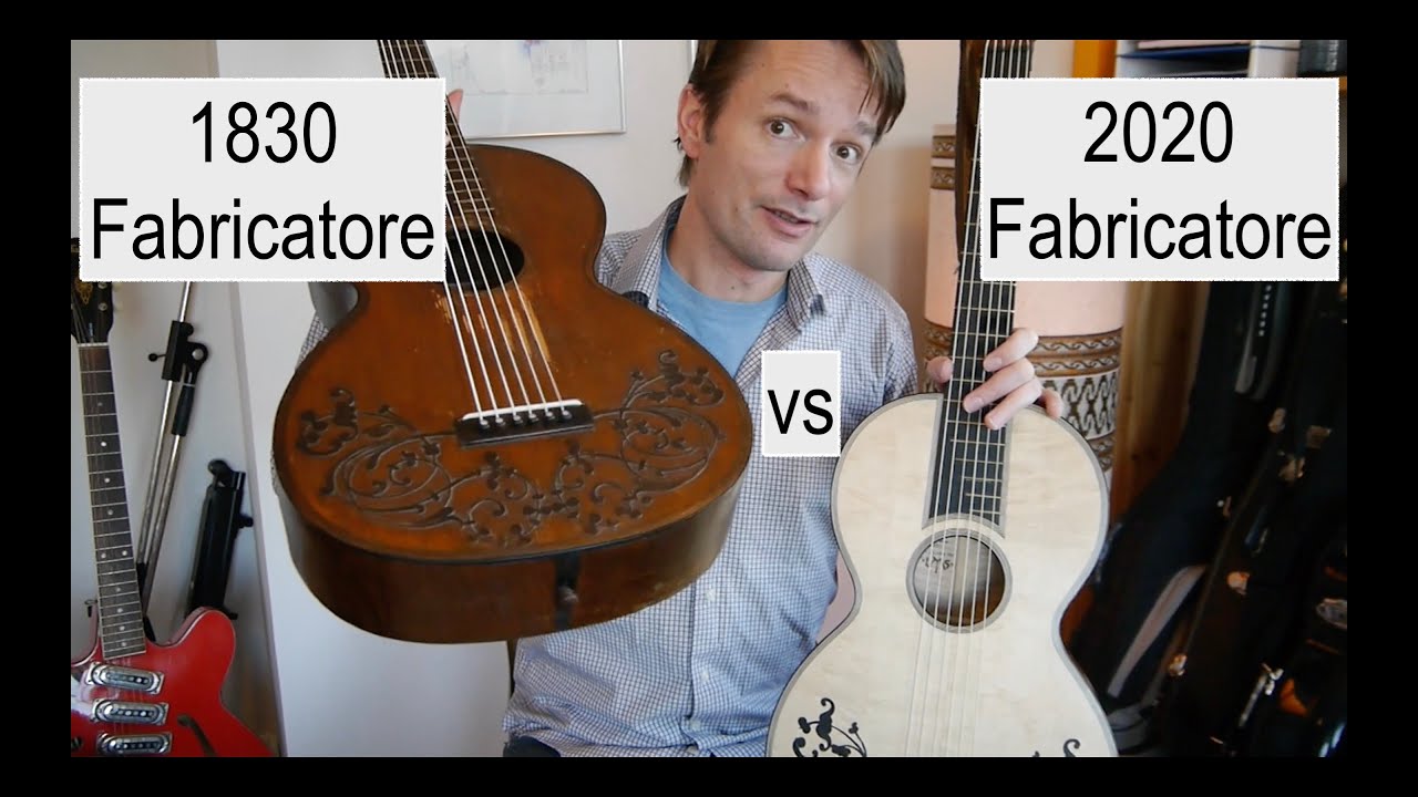 Original VS copy! Giuliani: La Rose, performed on a Fabricatore Guitar from 1830 and 2020