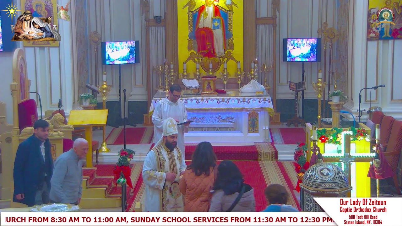 Wednesday the liturgy  of the Feast of Circumcision 01/14/2026