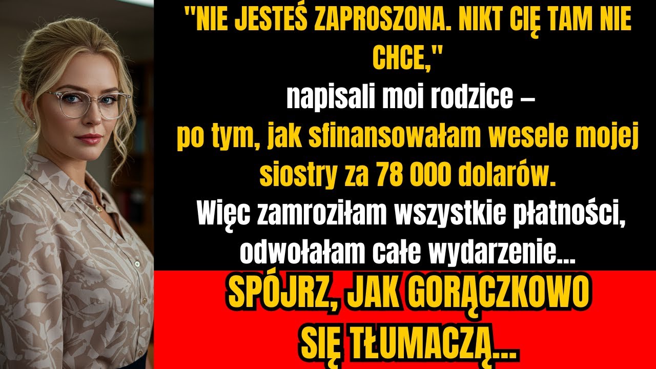 „Nie chcemy cię na ślubie” — rodzina mnie wykluczyła po tym, jak zapłaciłam za wszystko