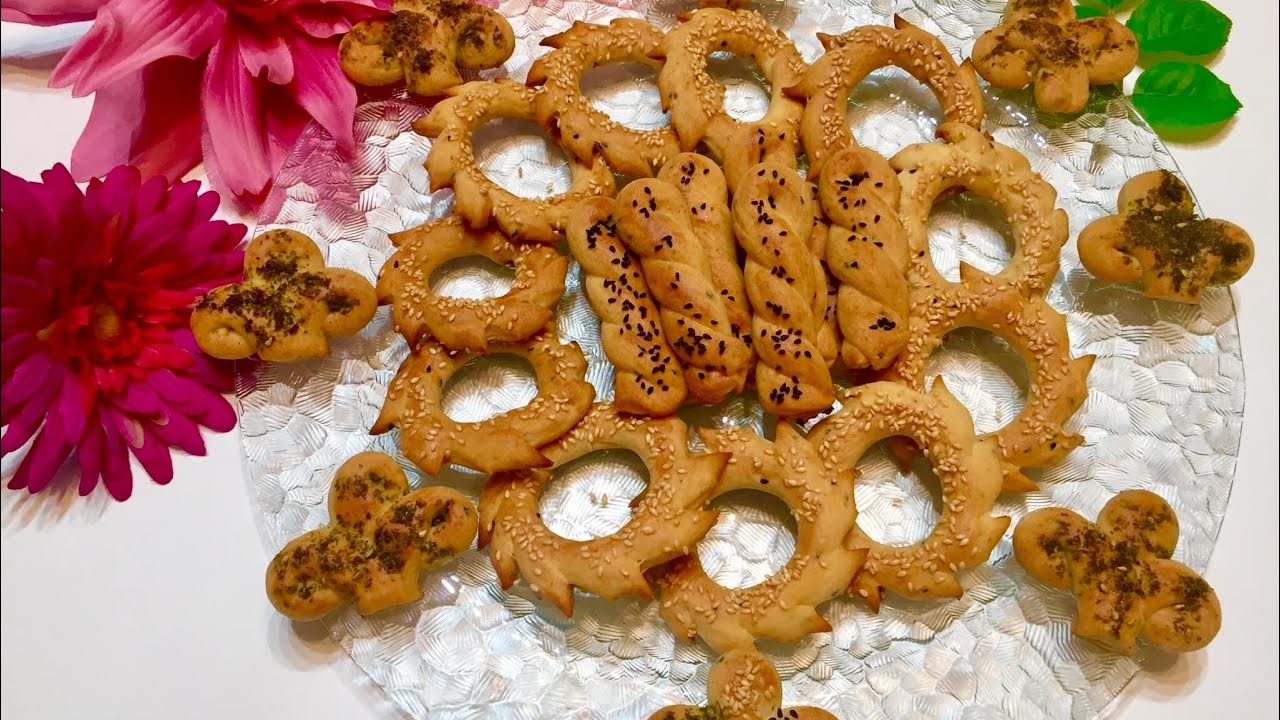 50 _ الكعك الليبي المالح بتلات اشكال جميلة / كعك ليبي / ميلحة 🌺 #وصفات_هنو_henno_recipes