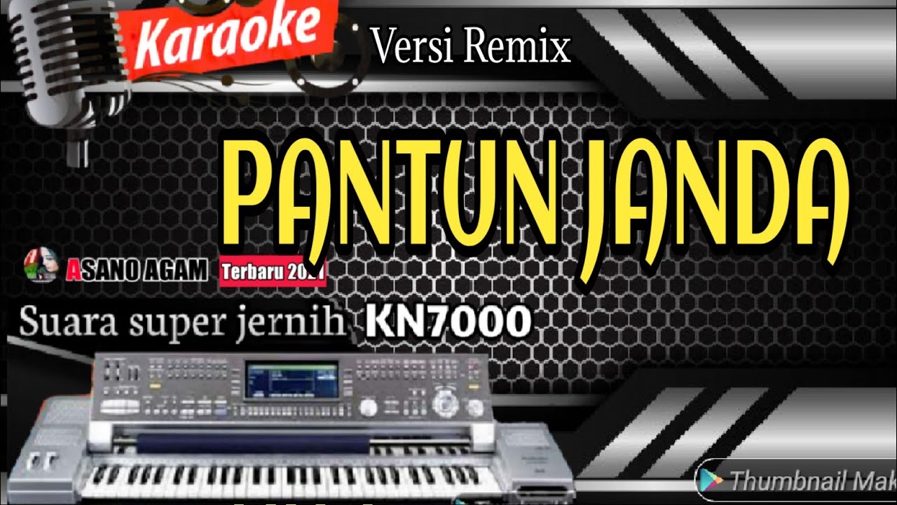 Pantun Janda(Janda Pirang) - Karaoke Joget Remix Terbaru (Full HD Asano Agam)