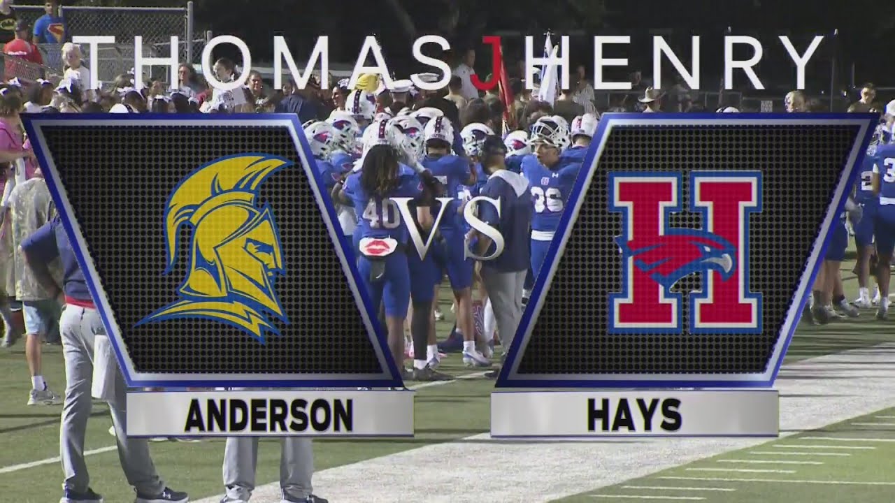 KBVO Game of the Week, Oct. 23, 2025: Anderson vs. Buda Hays