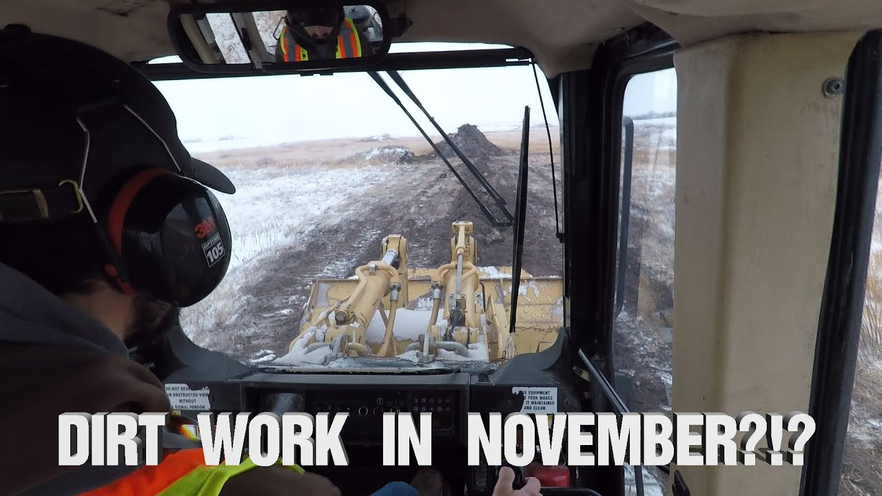 Dirt Work In November CAT 973C