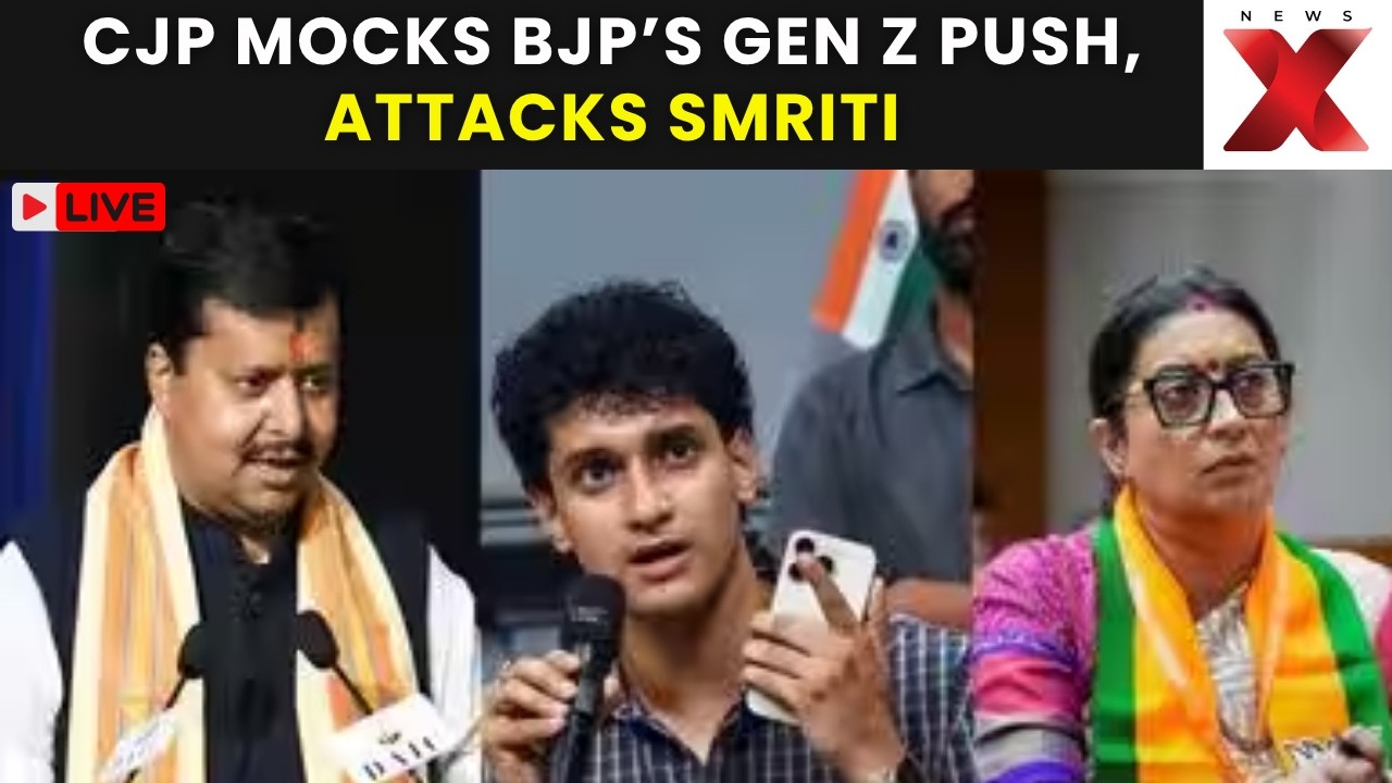 BJP Gen Z Outreach LIVE: Cockroach Janta Party Mocks BJP&rsquo;s New Gen Z Outreach Programme | NewsX