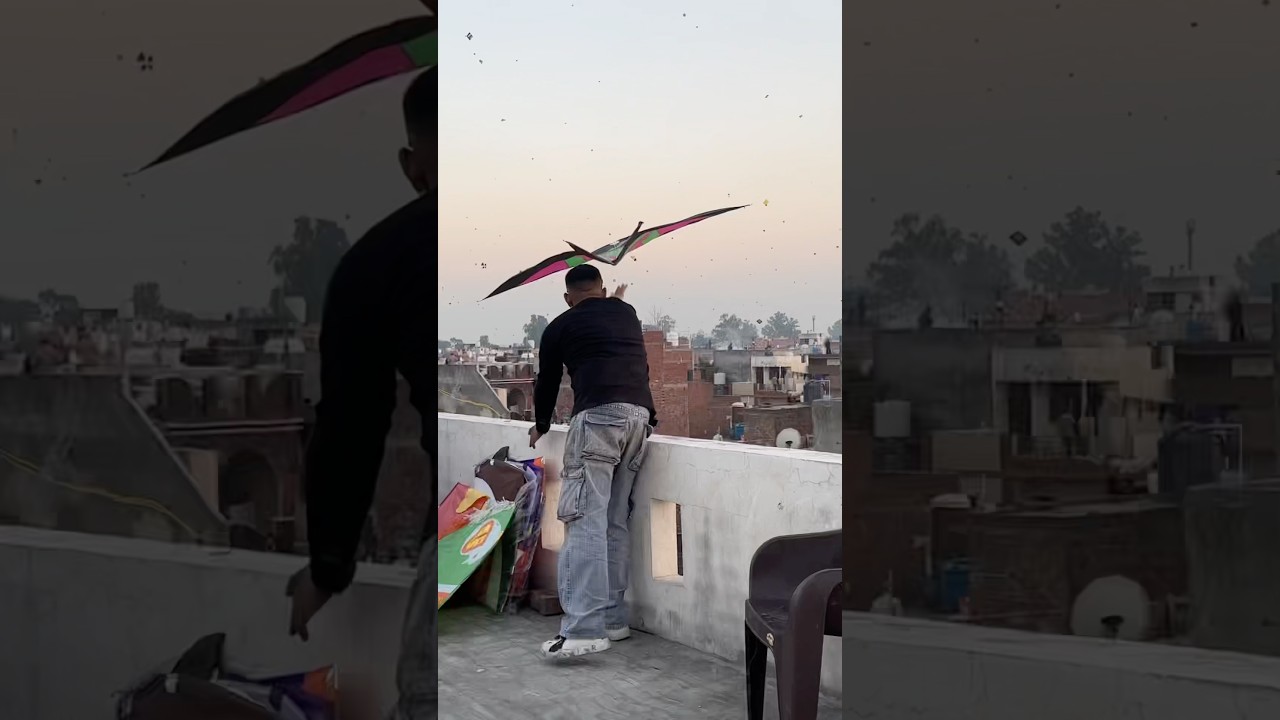 2025 LOHRI 💪🪁#kiteflying #amritsar #punjab #lohri