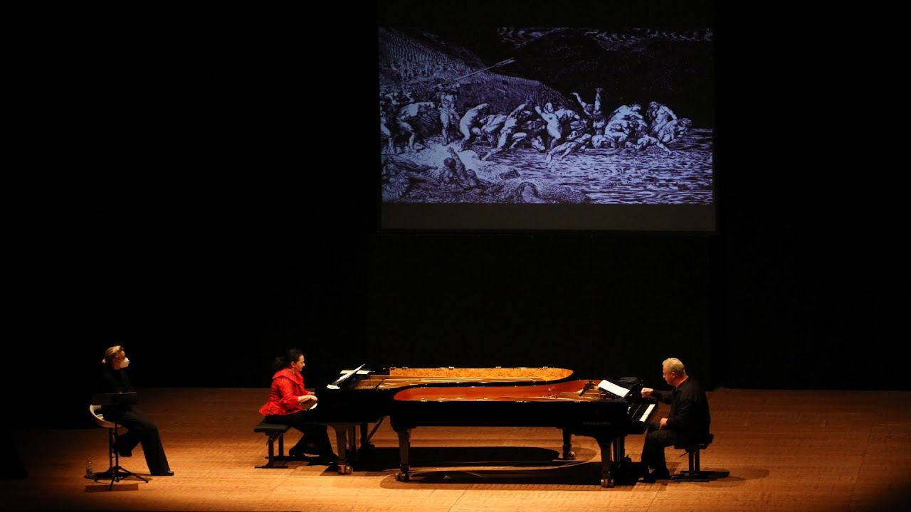 Dante Divine Comedy • Liszt Dante Symphony • Monica Guerritore • Genova & Dimitrov PianoDuo