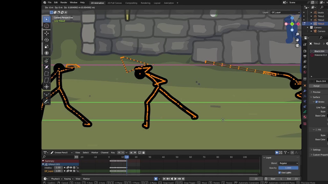 Practicing Stick Figure Sword Combo [NoMic/NoCam]