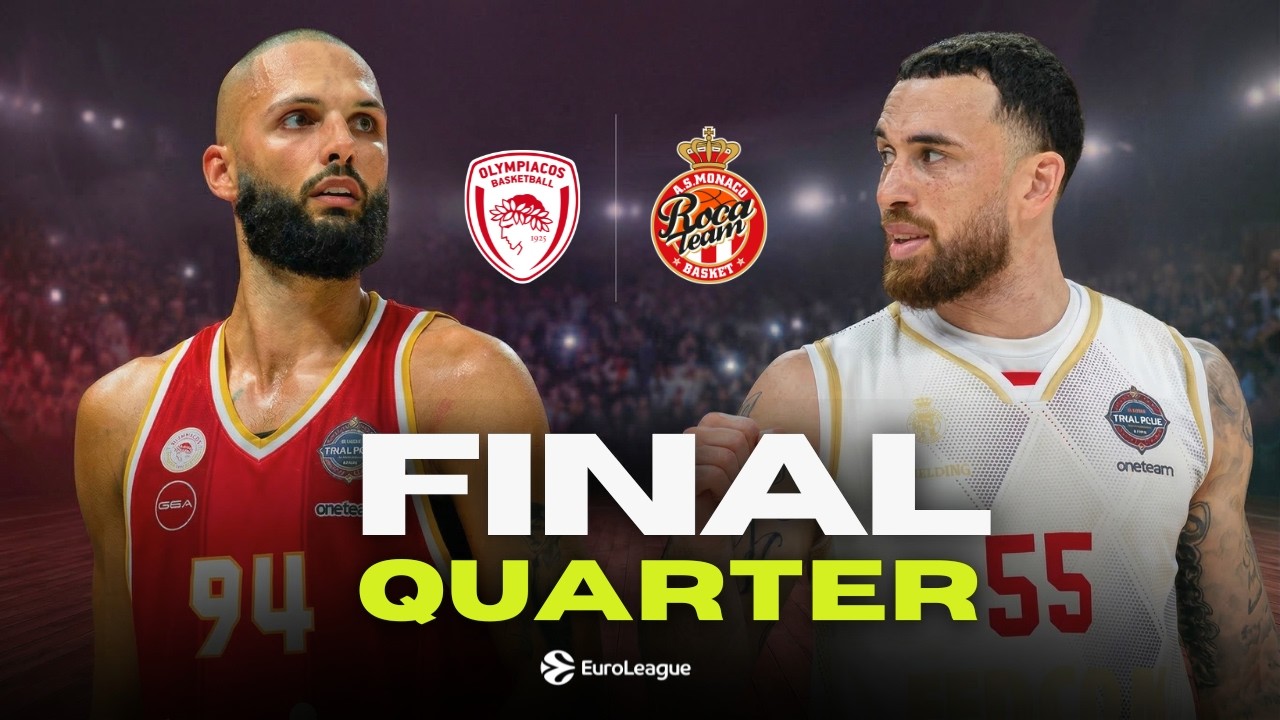 Olympiacos - AS Monaco | High-Pressure SEMIFINAL LAST QUARTER 2024-25