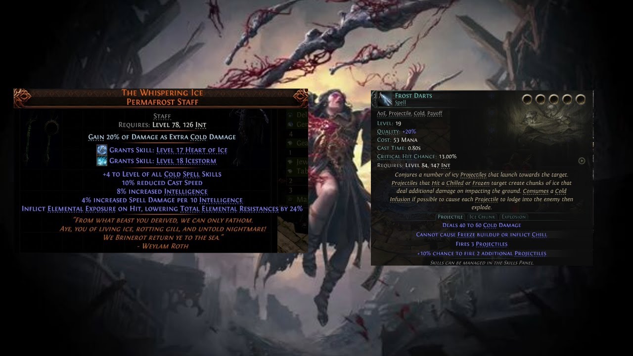 PoE2 0.3 Whispering Ice-Frost Darts Endgame Build Guide