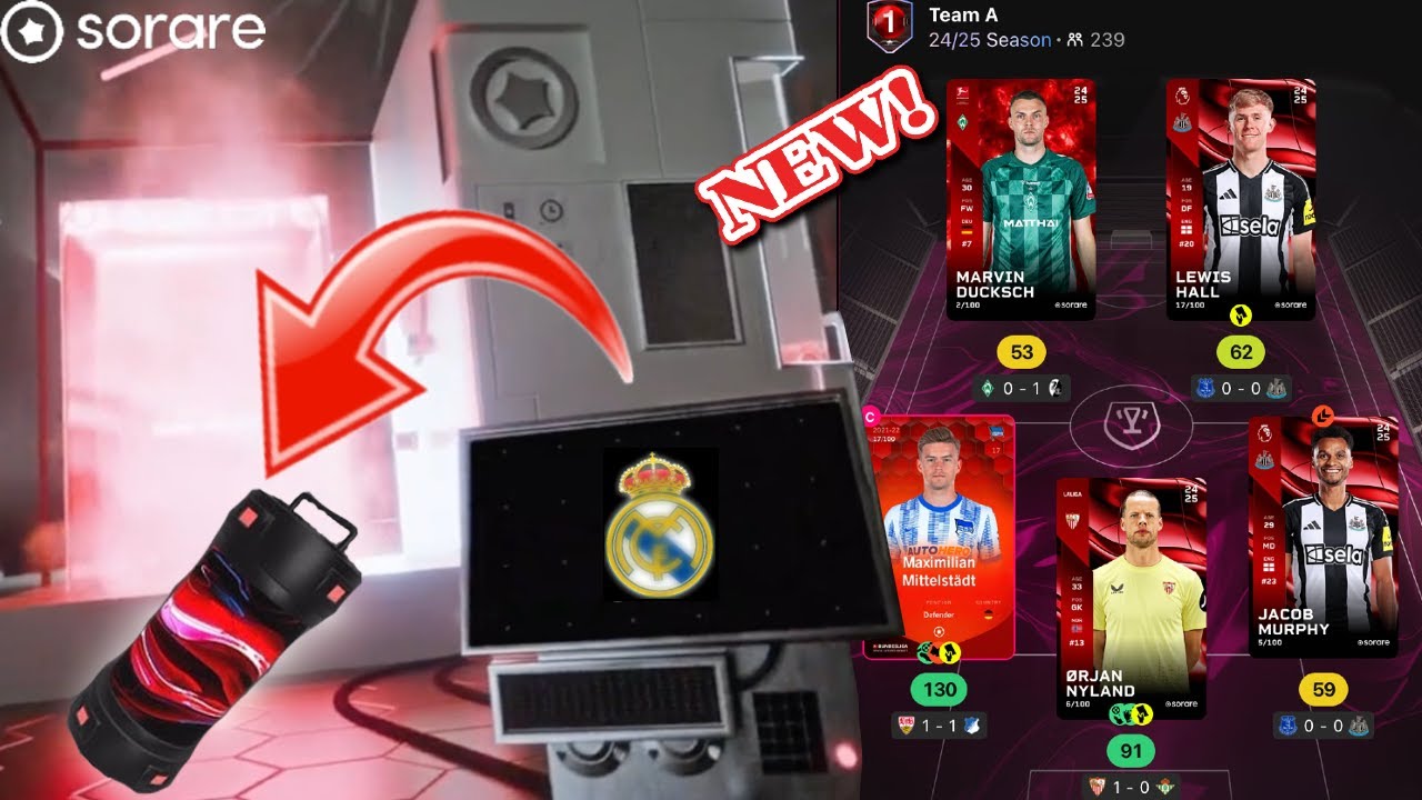 My D1 TEAM WON THIS CARD 🧪 | Gw15 Sorare Rewards Opening!
