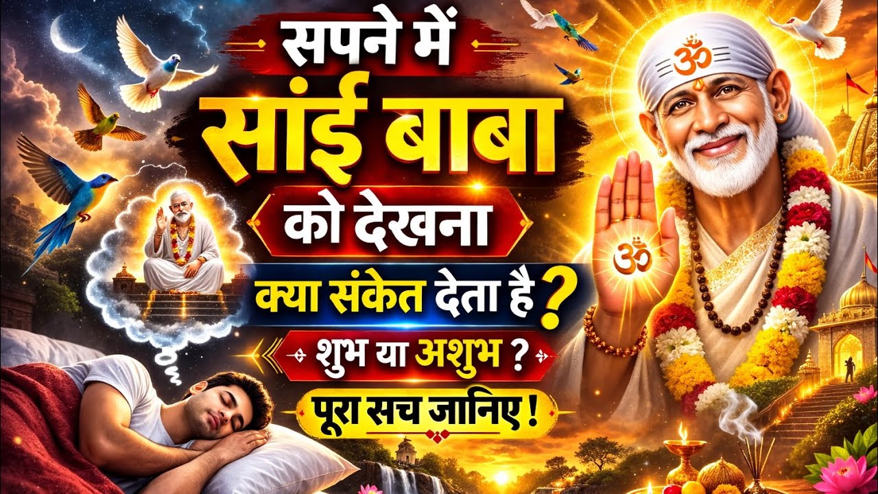 सपने में साईं बाबा को देखा? 😲 जानिए क्या होने वाला है! साईं बाबा सपने में दिखे तो तुरंत ये काम करें!