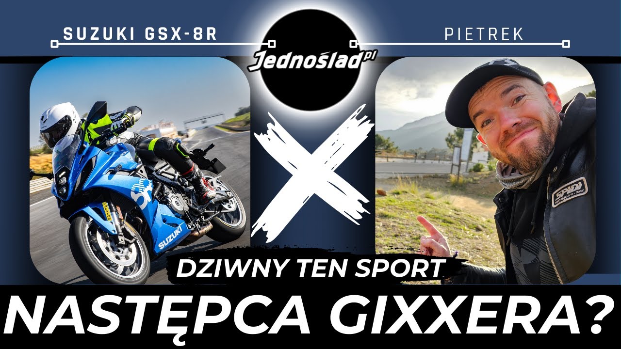 Sportowiec, ale czy na pewno? Nowe Suzuki GSX-8R na drogach i na torze
