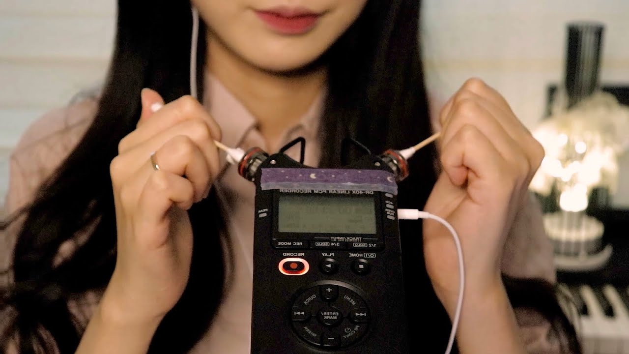 ASMR :: 아드득 까드득한 면봉 귀청소와 나른함 200%의 토킹🐿️🪴🤎 :: 어느 오후의 팅글 귀청소☀️